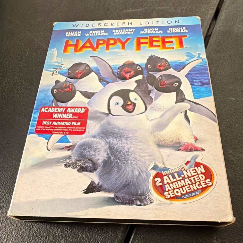 Warner Home Video Happy Feet DVD Widescreen Edition 2007 PG 108 Min